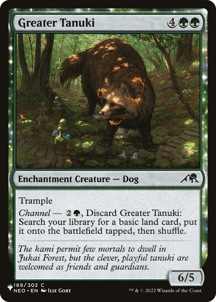 Greater Tanuki [The List]