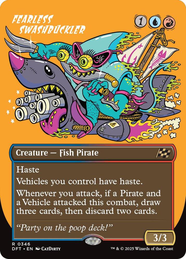 Fearless Swashbuckler 346/291 (Aetherdrift)  - Borderless
