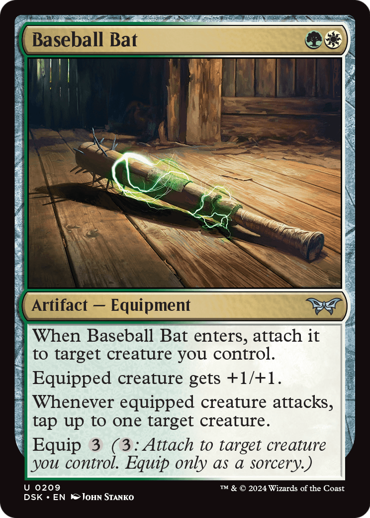 Baseball Bat [Duskmourn: House of Horror] Foil