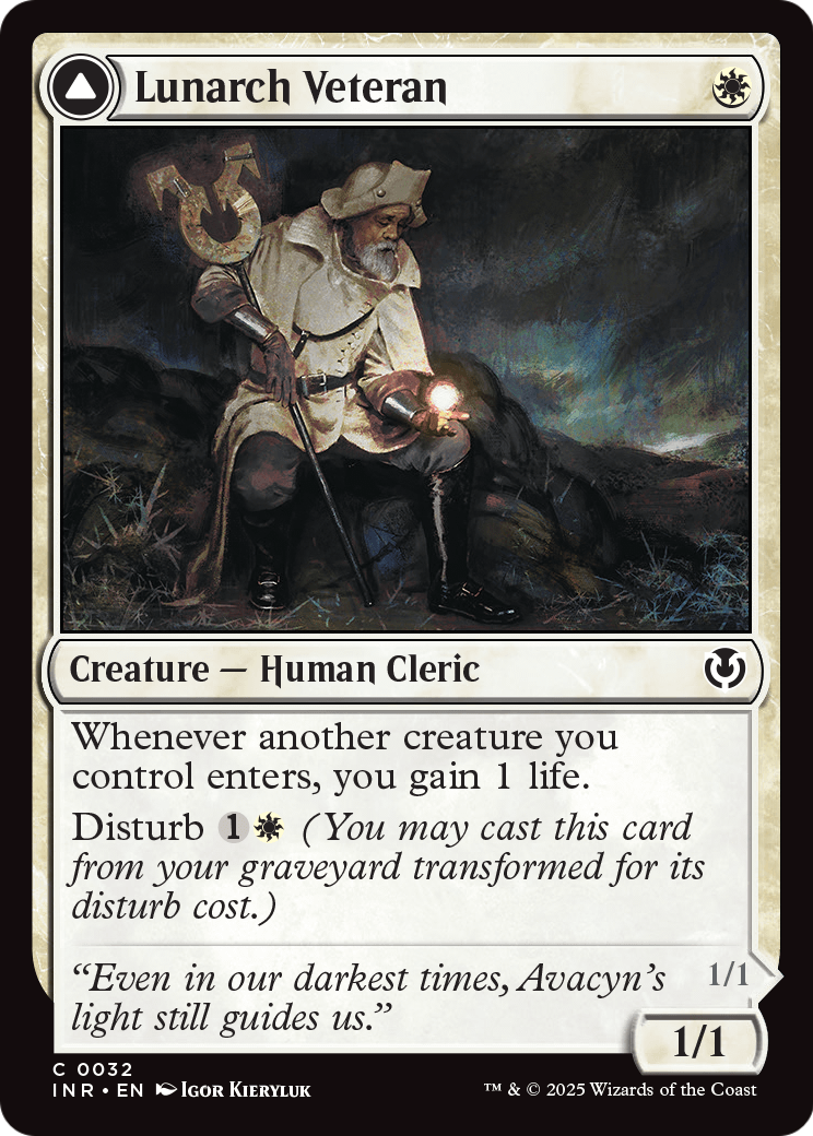 Lunarch Veteran // Luminous Phantom (-032) [Innistrad Remastered]