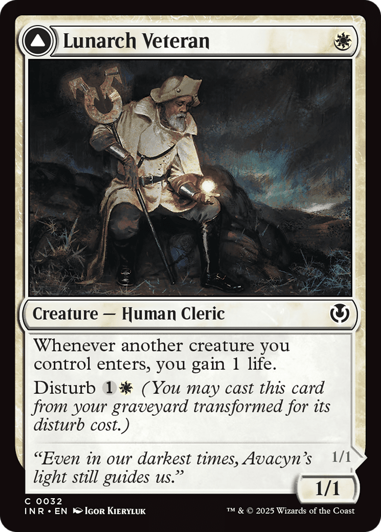Lunarch Veteran // Luminous Phantom (-032) [Innistrad Remastered]