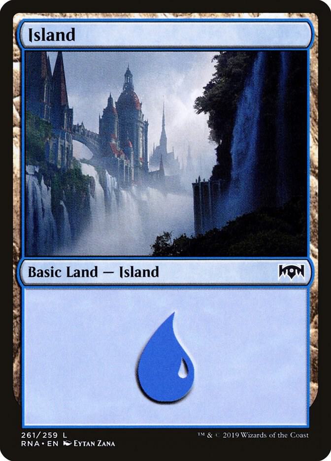 Island 261 (Ravnica Allegiance)  - Foil