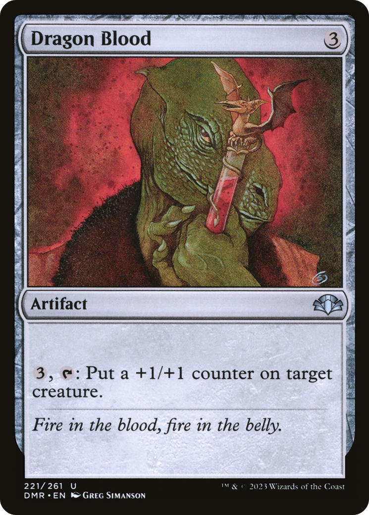 Dragon Blood [Dominaria Remastered] Foil