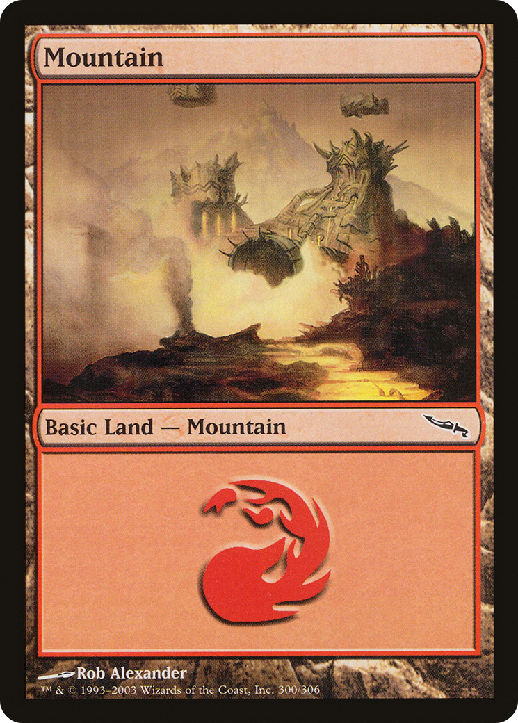 Mountain (300) [Mirrodin] Foil