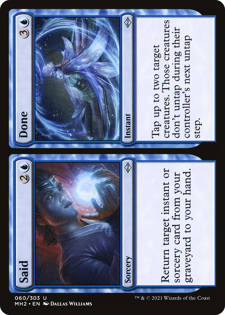 Said // Done [Modern Horizons 2] Foil
