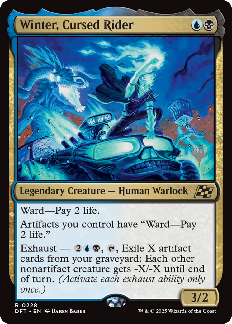 Winter, Cursed Rider (228) [Promo Pack: Aetherdrift]