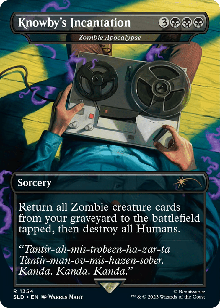 Knowby's Incantation - Zombie Apocalypse [Secret Lair Drop Series] Foil