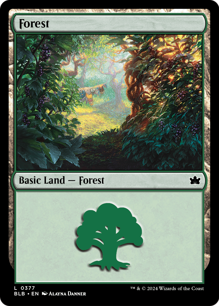Forest (0377) [Bloomburrow] Foil