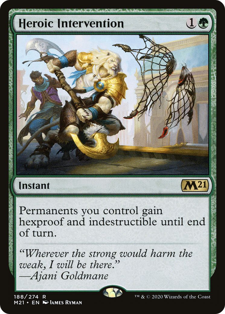 Heroic Intervention [Core Set 2021] Foil