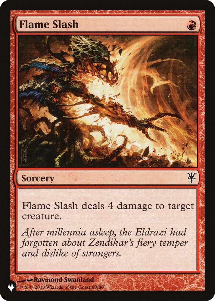 Flame Slash |  (DDK-60) [The List]
