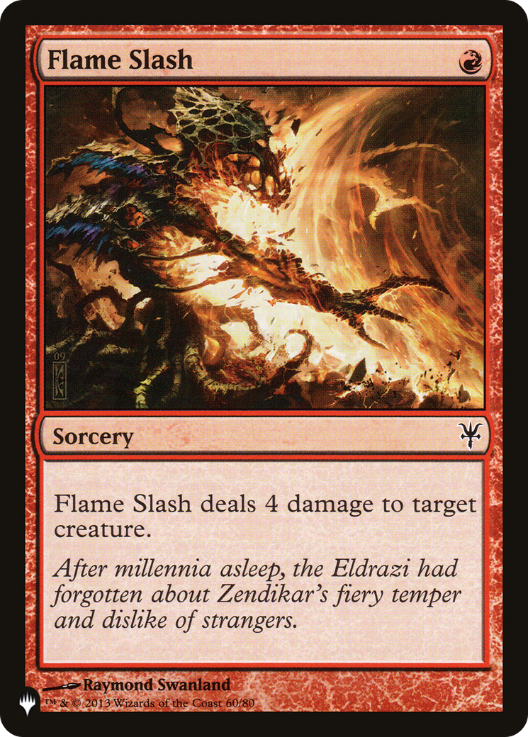 Flame Slash |  (DDK-60) [The List]