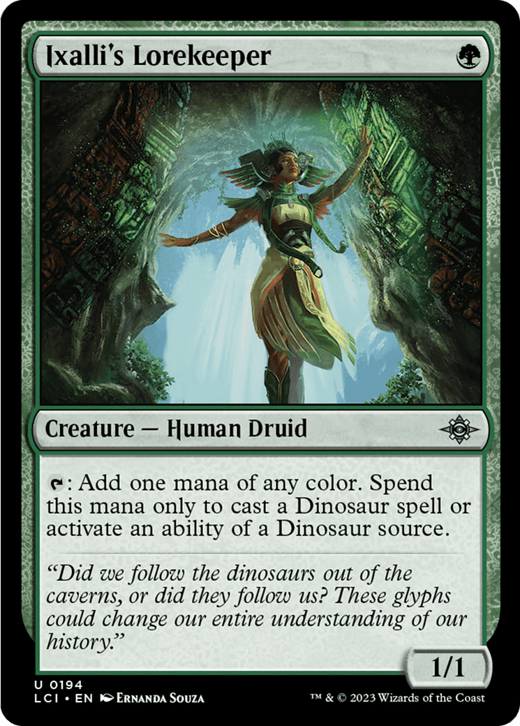 Ixalli's Lorekeeper [The Lost Caverns of Ixalan] Foil
