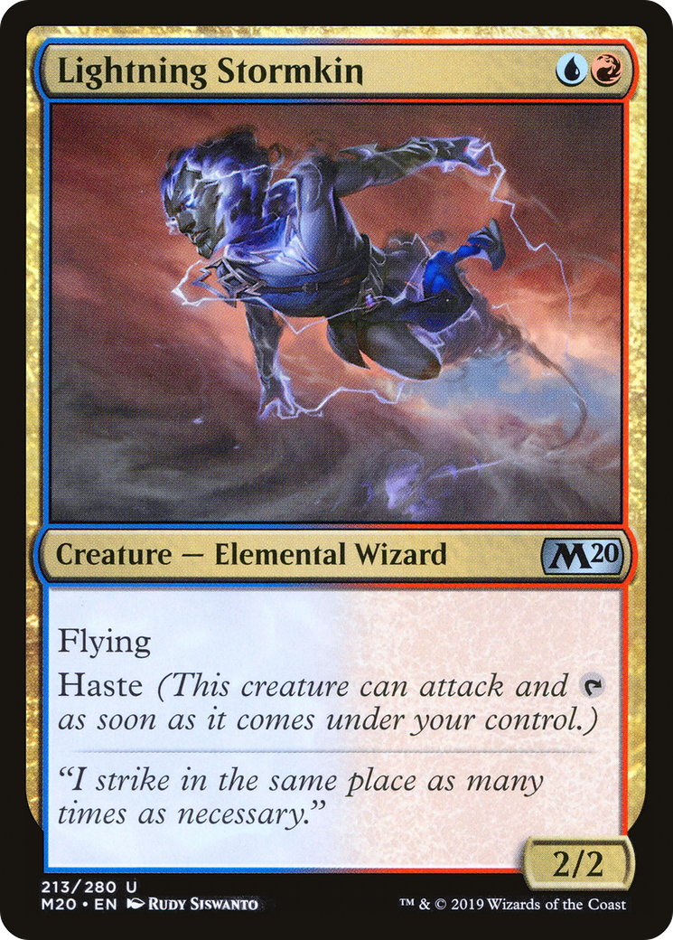 Lightning Stormkin [Core Set 2020] Foil