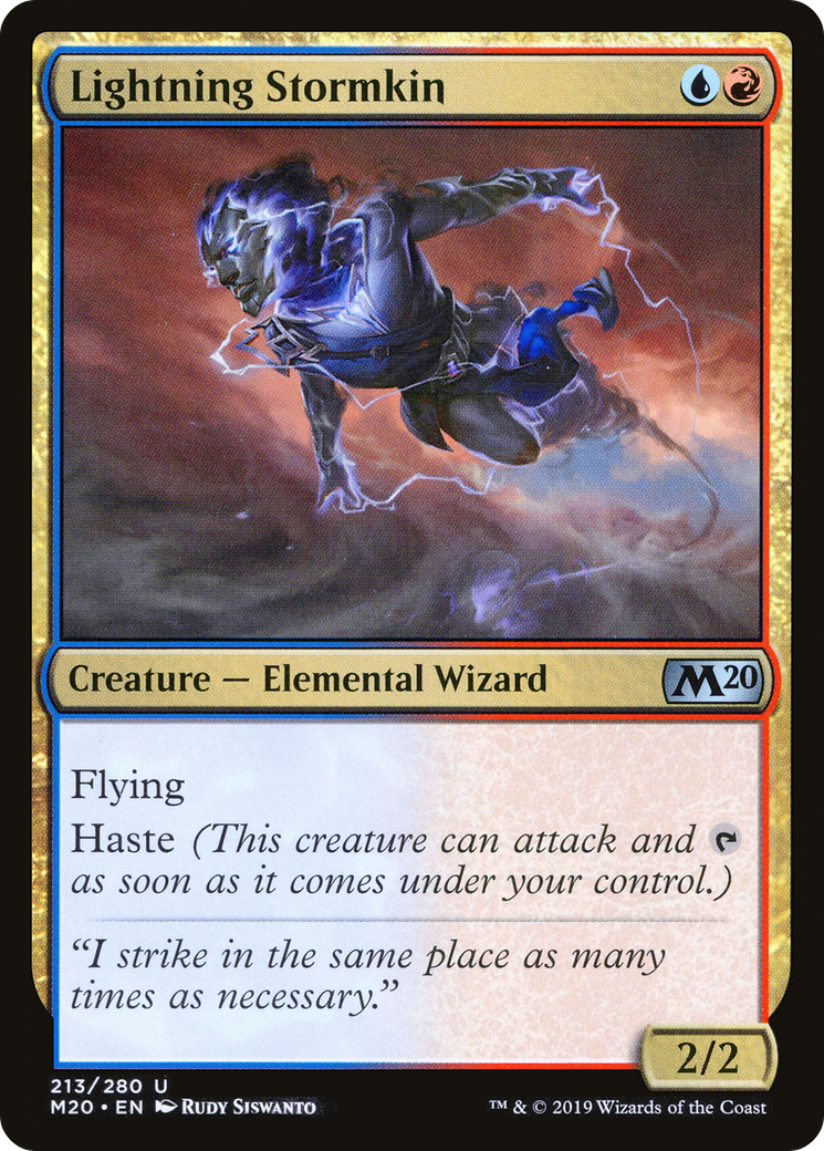 Lightning Stormkin [Core Set 2020] Foil