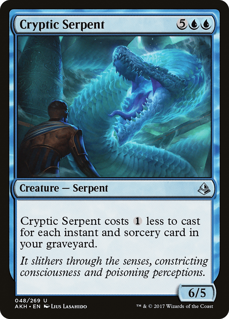 Cryptic Serpent [Amonkhet] Foil