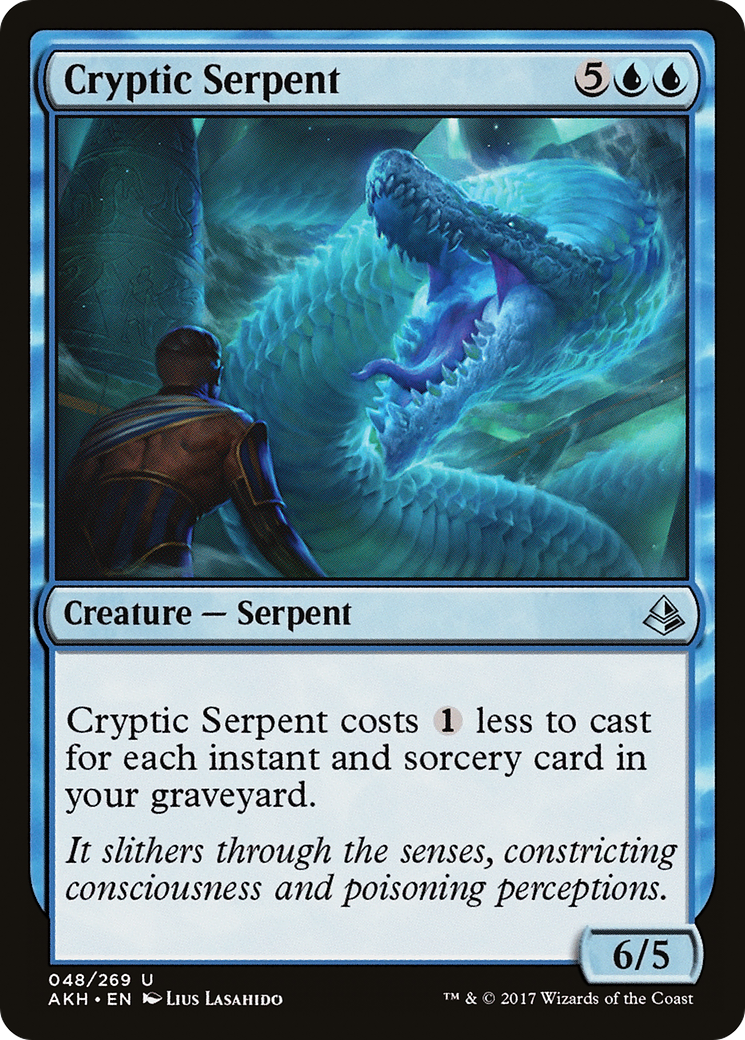 Cryptic Serpent [Amonkhet] Foil