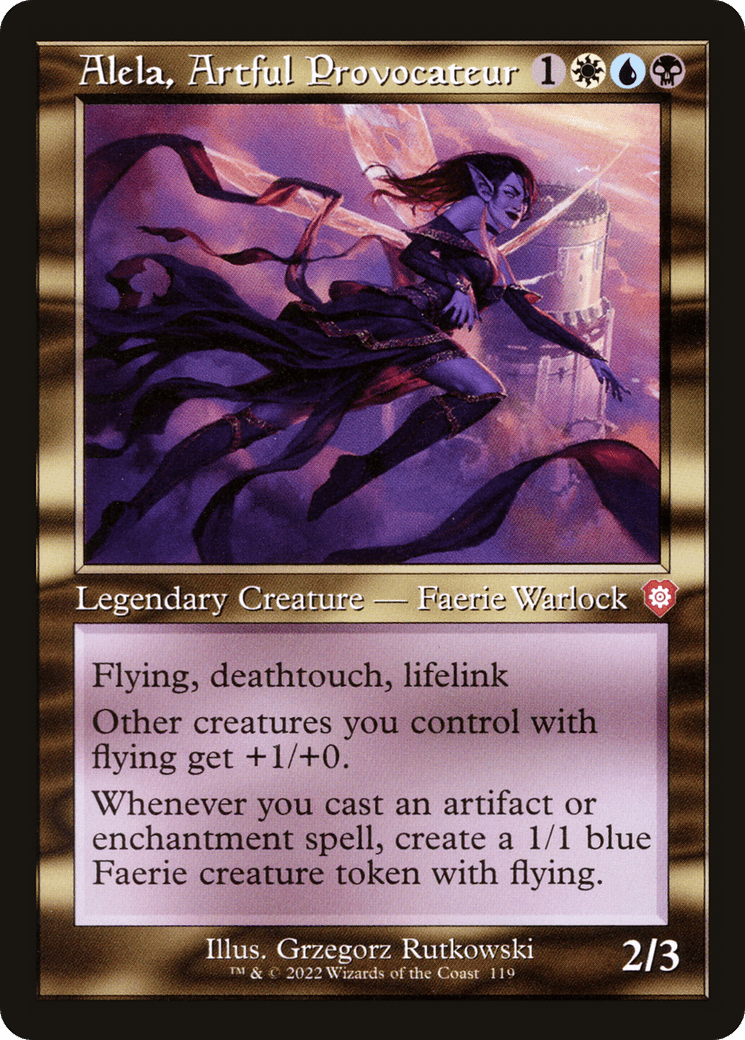 Alela, Artful Provocateur (Retro) [The Brothers' War Commander]