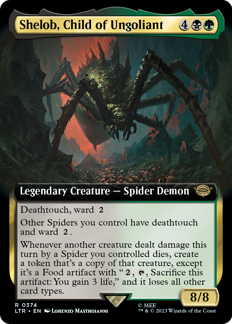 Shelob, Child of Ungoliant (Extended Art) [The Lord of the Rings: Tales of Middle-Earth] Foil