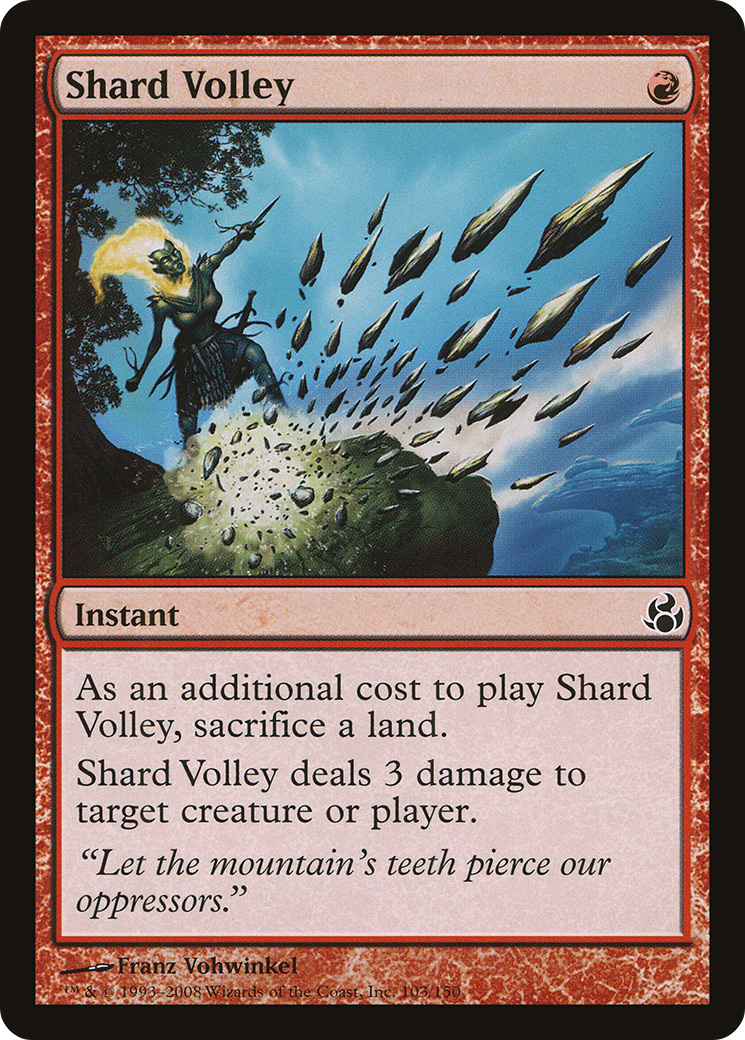 Shard Volley [Morningtide] Foil