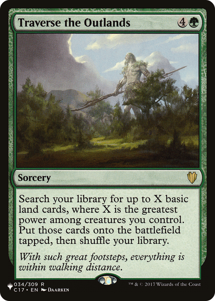 Traverse the Outlands |  (C17-34) [The List]