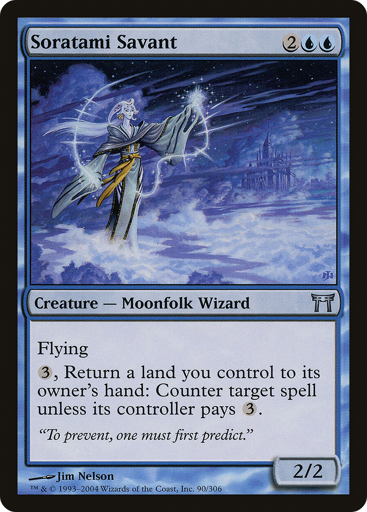 Soratami Savant [Champions of Kamigawa] Foil