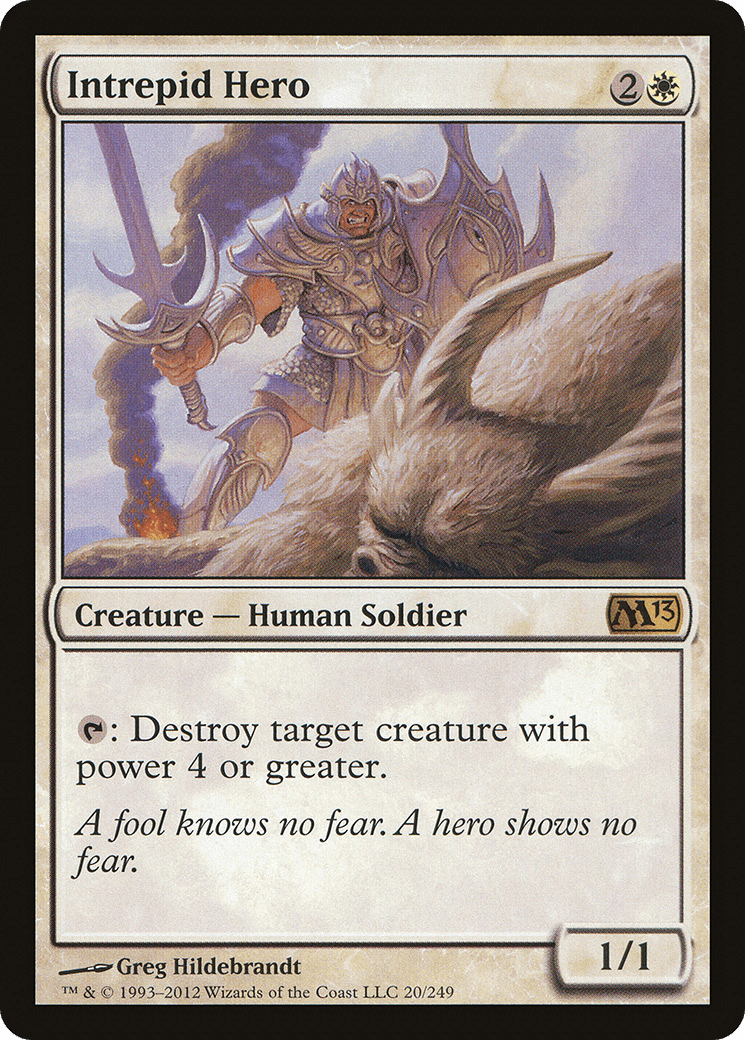 Intrepid Hero [Magic 2013] Foil