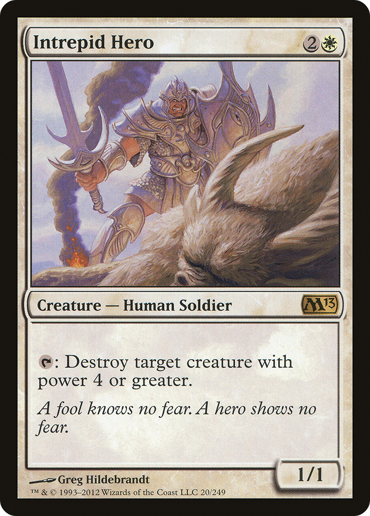 Intrepid Hero [Magic 2013] Foil
