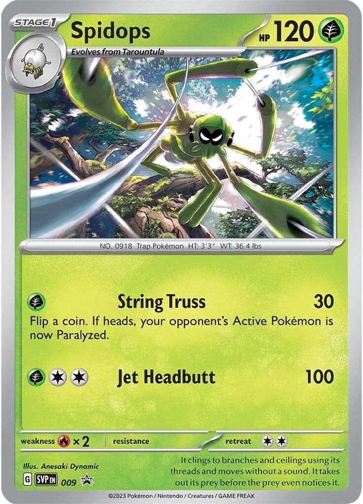 Spidops 009- SV Scarlet & Violet Promo Cards Holofoil