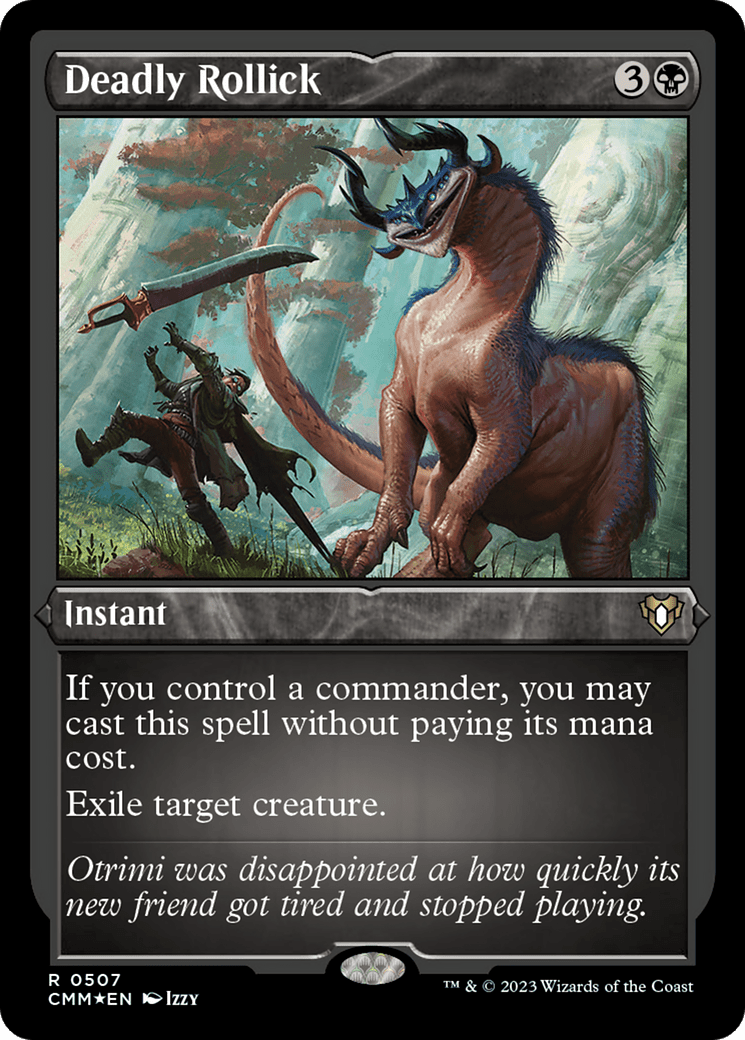 Deadly Rollick (CMM-507) - Commander Masters Etched Foil