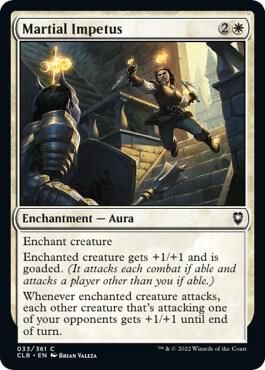 Martial Impetus 33 (Commander Legends: Battle for Baldur's Gate)  - Foil