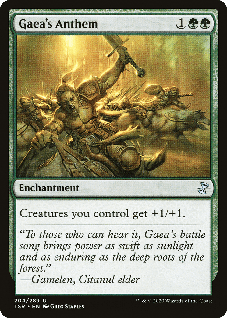 Gaea's Anthem [Time Spiral Remastered] Foil
