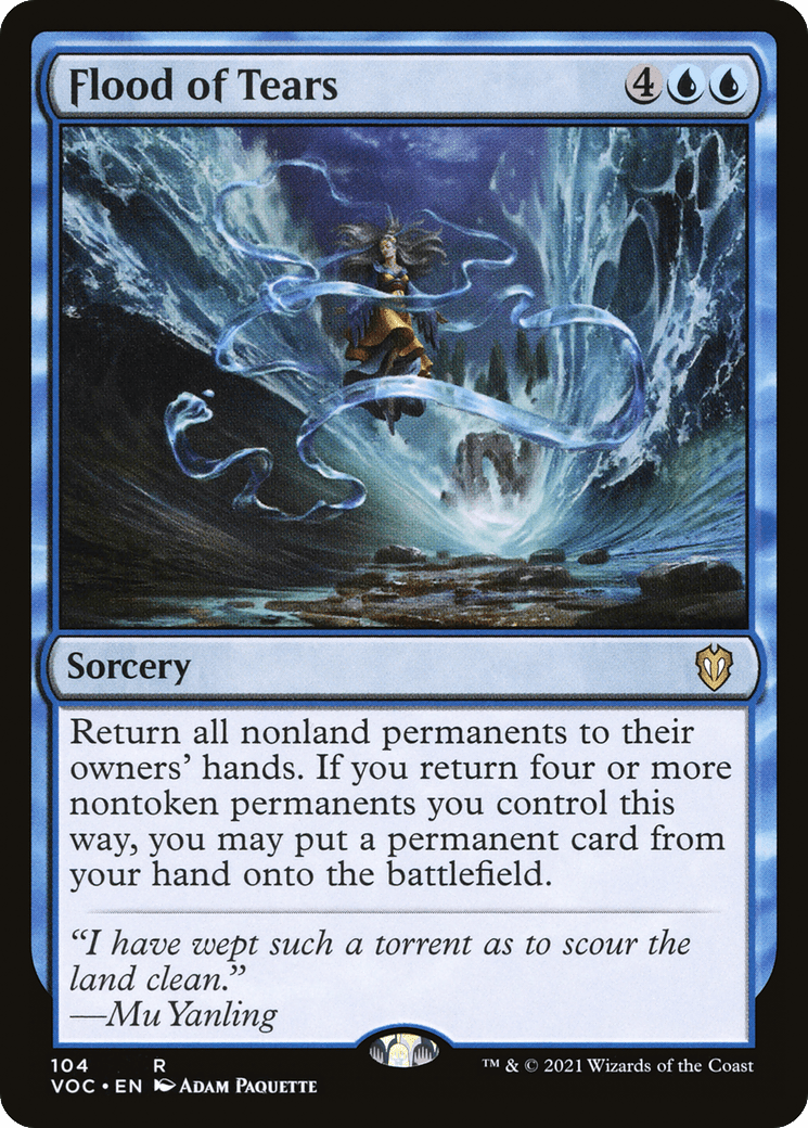 Flood of Tears [Innistrad: Crimson Vow Commander]