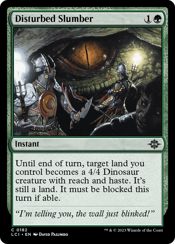 Disturbed Slumber [The Lost Caverns of Ixalan] Foil