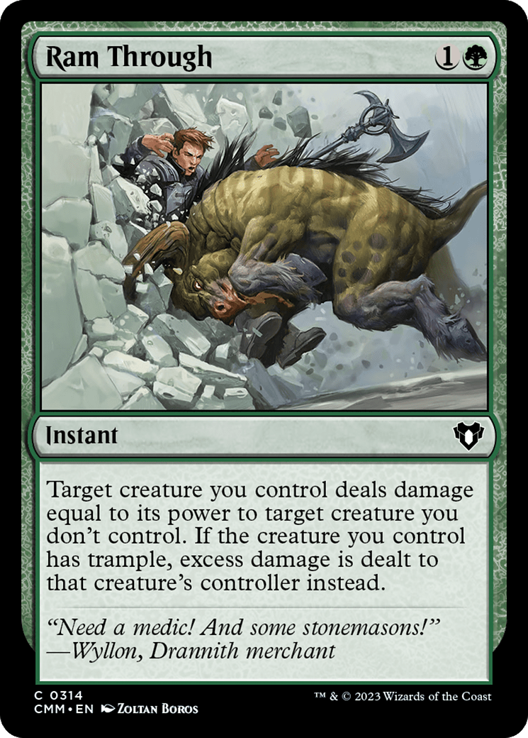 Ram Through [Commander Masters] Foil