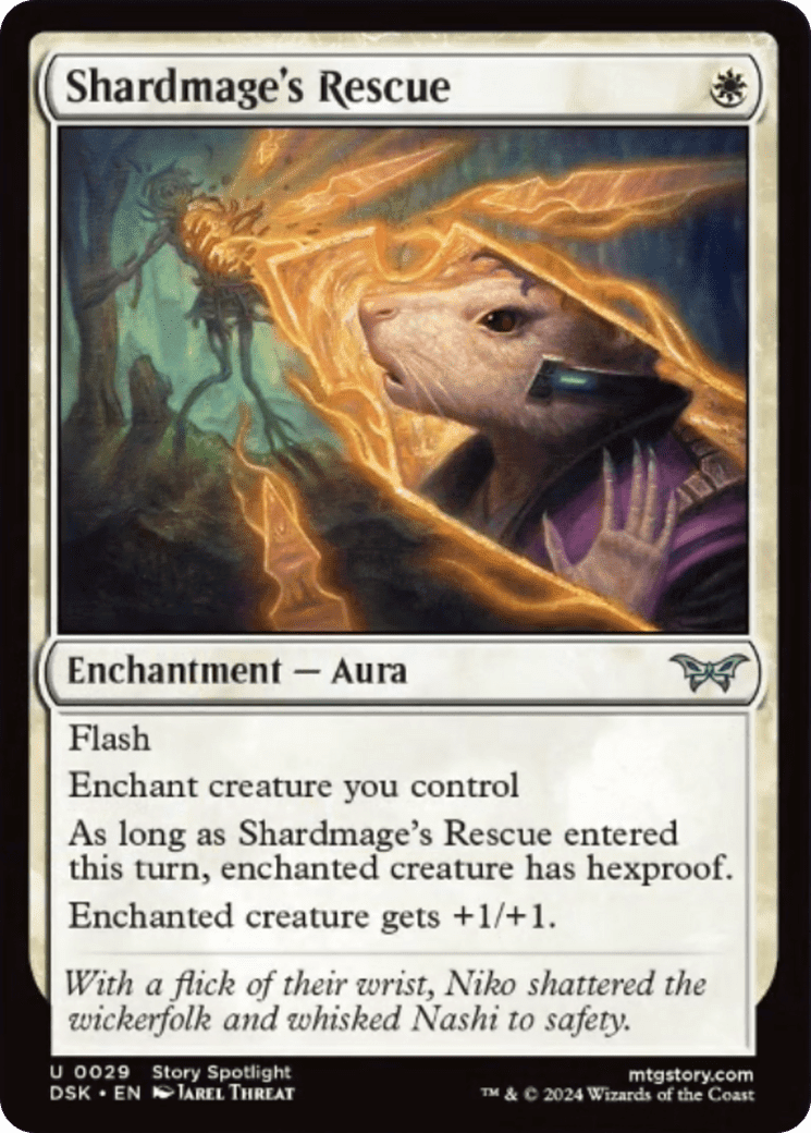 Shardmage's Rescue [Duskmourn: House of Horror] Foil