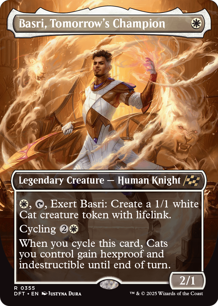 Basri, Tomorrow's Champion (Borderless) |  (355) [Aetherdrift]