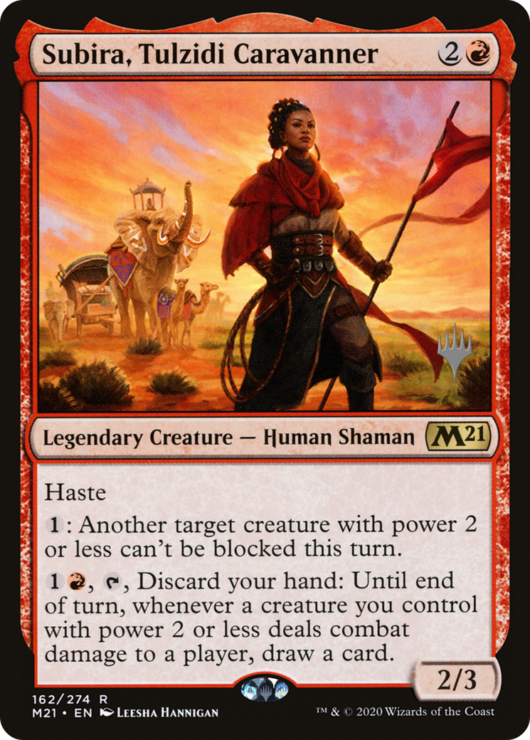 Subira, Tulzidi Caravanner (Promo Pack) [Core Set 2021 Promos] Foil