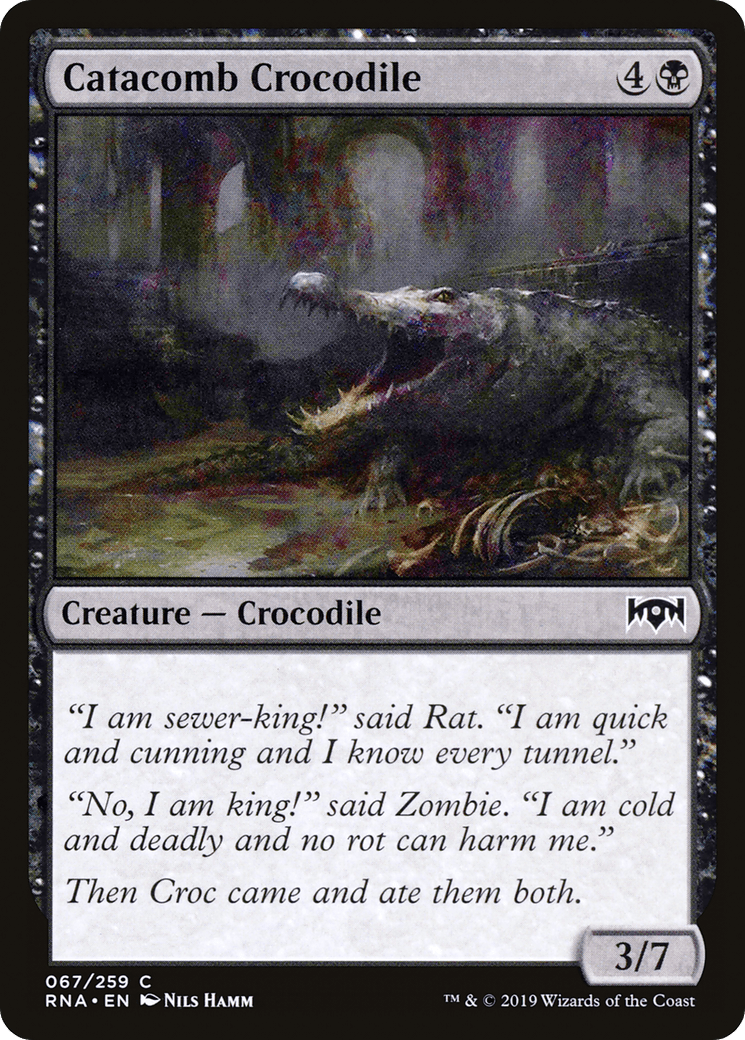 Catacomb Crocodile [Ravnica Allegiance] Foil