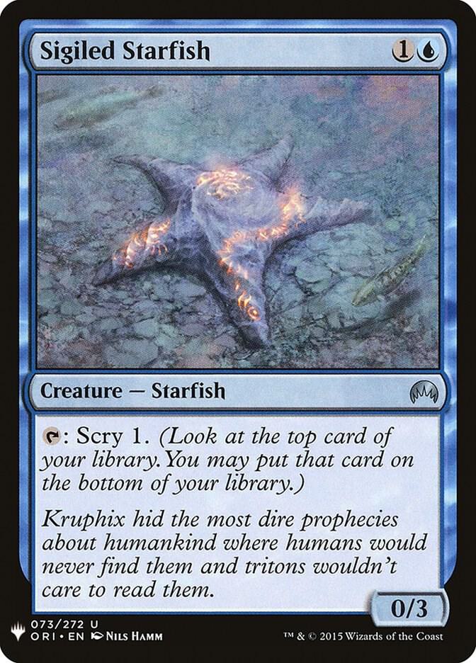 Sigiled Starfish ORI-73/5075 (The List Reprints) 