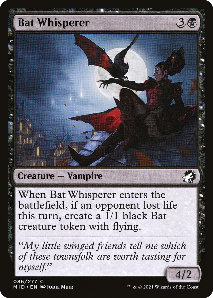 Bat Whisperer [Innistrad: Midnight Hunt] Foil