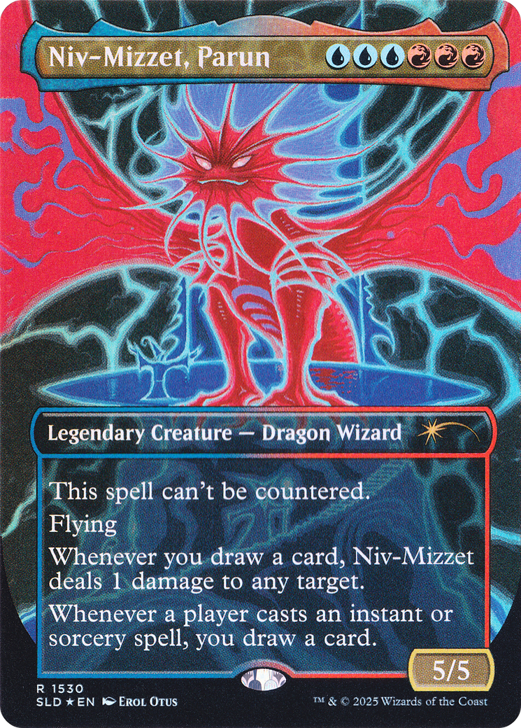 Niv-Mizzet, Parun (Rainbow Foil) (1530) [Secret Lair Drop Series]  Foil