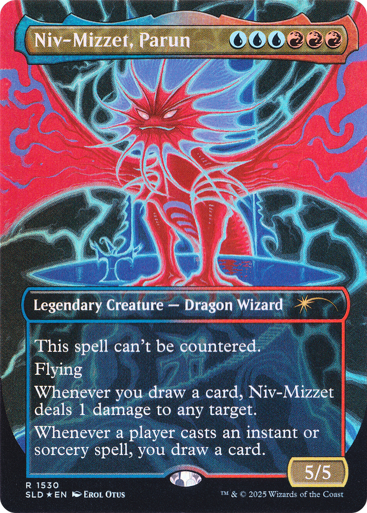 Niv-Mizzet, Parun (Rainbow Foil) (1530) [Secret Lair Drop Series]  Foil