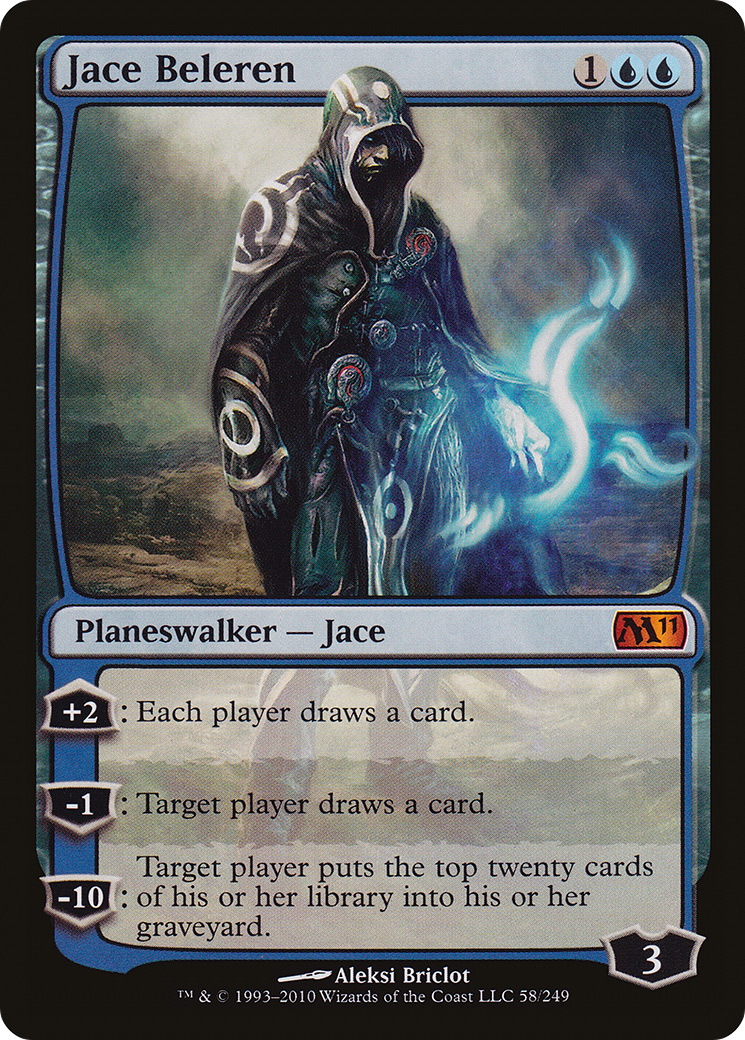 Jace Beleren (M11-058) - Magic 2011 Foil