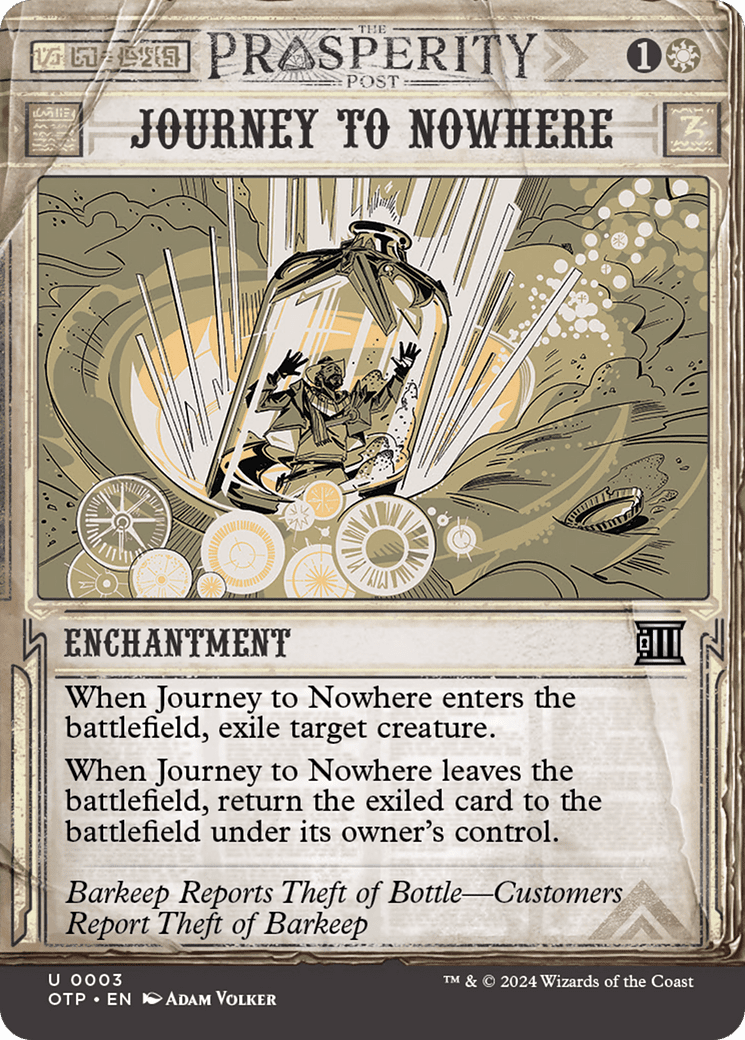 Journey to Nowhere [Outlaws of Thunder Junction: Breaking News] Foil