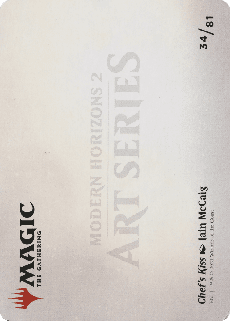 Chef's Kiss // Chef's Kiss (AMH2-034) - Modern Horizons 2 Art Series (Borderless)