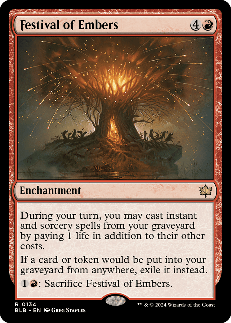 Festival of Embers [Bloomburrow] Foil