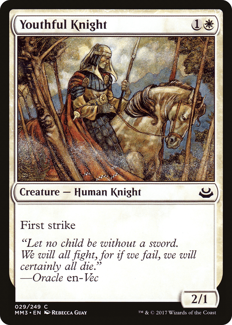 Youthful Knight [Modern Masters 2017] Foil