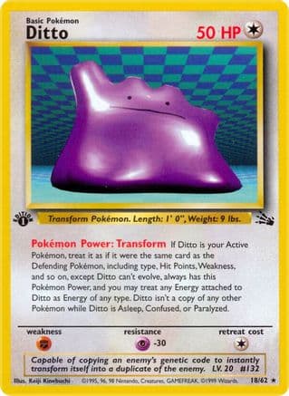Ditto 018/62 - Fossil 1st Edition