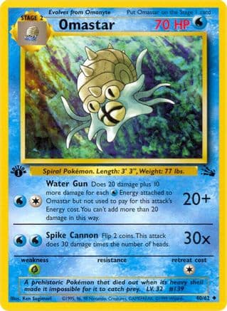 Omastar 040/62 - Fossil 1st Edition