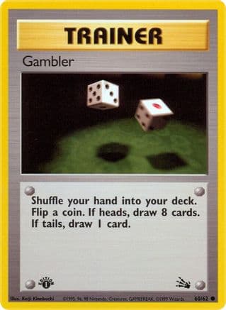 Gambler 060/62 - Fossil 1st Edition